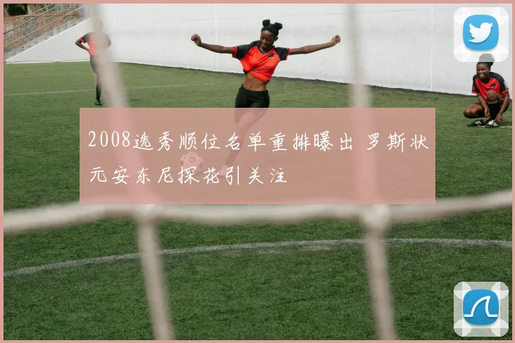 2008选秀顺位名单重排曝出 罗斯状元安东尼探花引关注